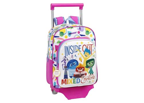 MOCHILA ESCOLAR 16" CON RUEDAS INSIDE OUT 2 THERMO FORMADO